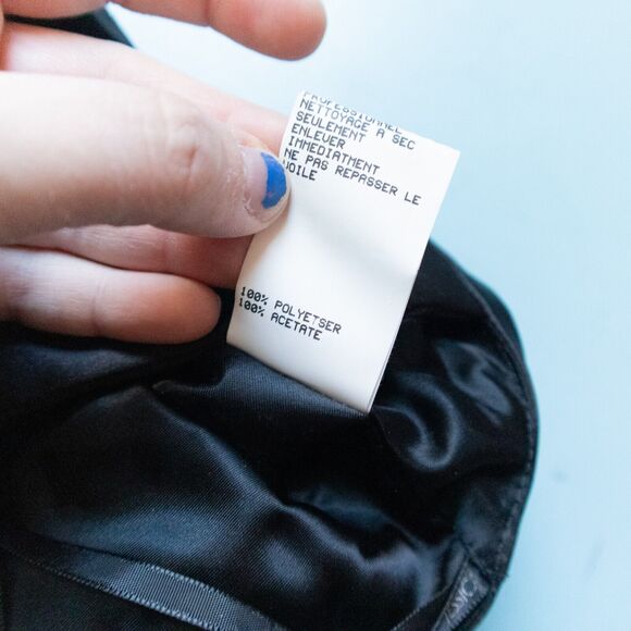 Jessica McClintock Vintage Y2K Black Beaded Halter Fitted Formal Gown Size 12 - Picture 6 of 13